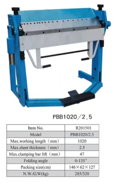FOLDNG MACHINE PBB1020 2.5